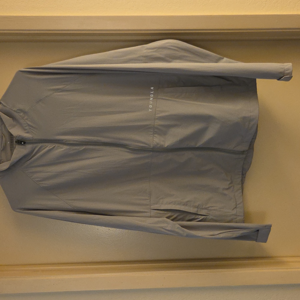 YoungLA Gray Lightweight Windbreaker